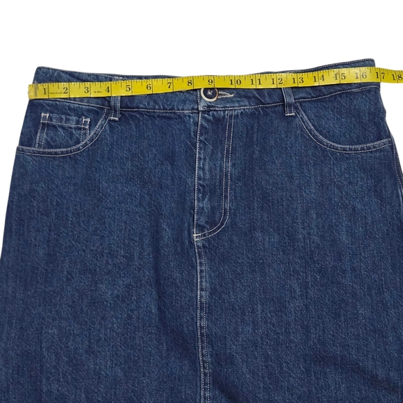 Simonetta Ravizza Chic Denim Skirt Large - Picture 5 of 8